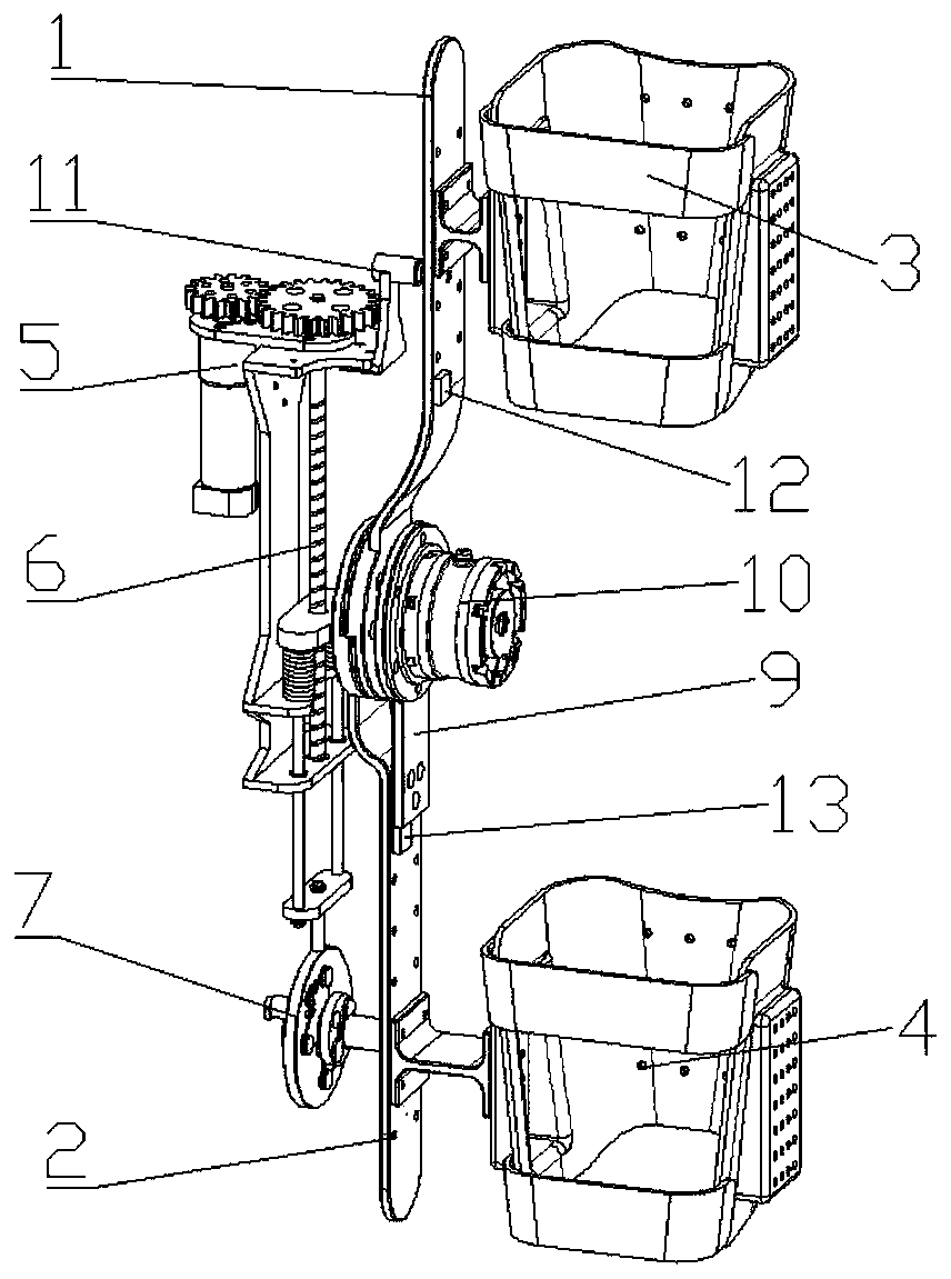 Knee joint exoskeleton based on rope variable-rigidity multifunctional driver and control method