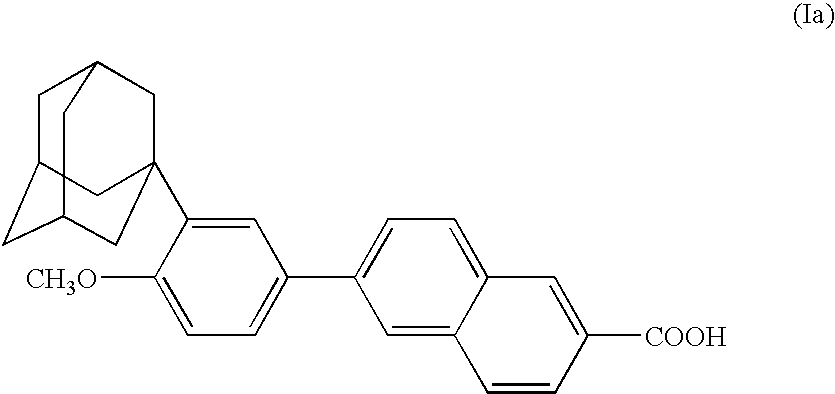 Process for the preparation of aromatic derivatives of 1-adamantane