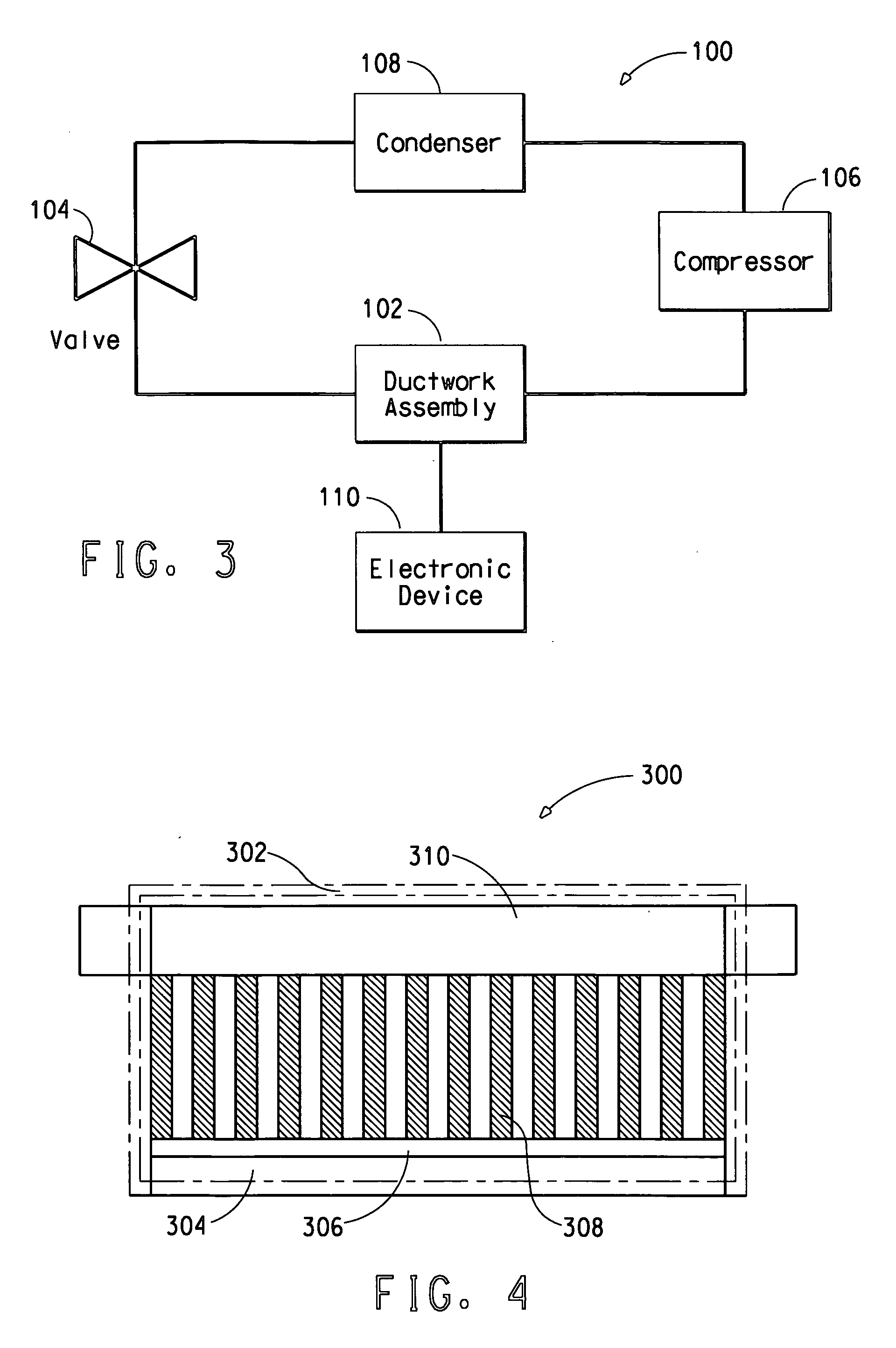 Electronic device having a temperature control system including a ductwork assembly