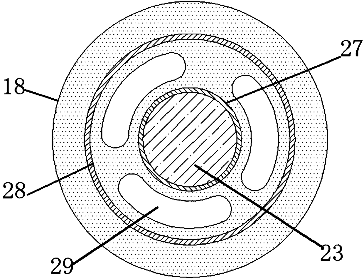 Household grain crushing, centrifugal screening and grinding device