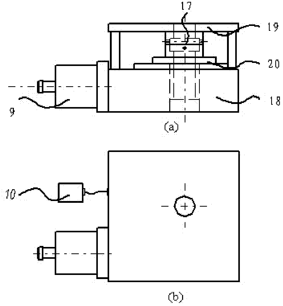 Clamping device for alignment of optical axis of compound wave plate
