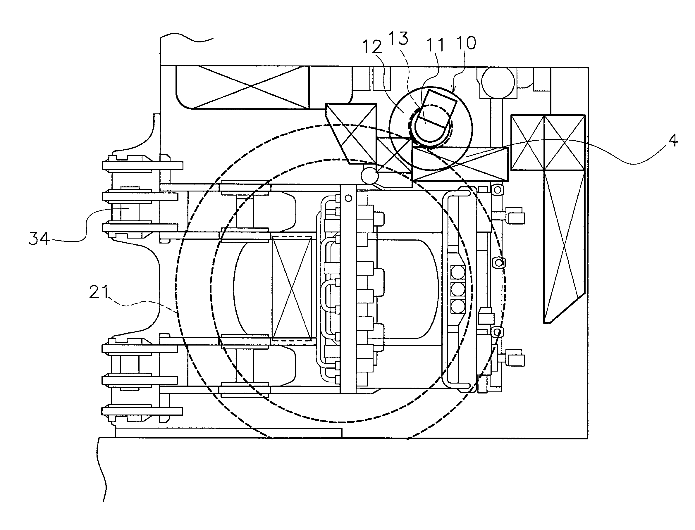 Revolving apparatus for work vehicle
