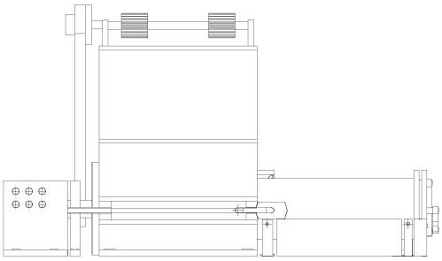 A cooling tower cloth pipe automatic processing equipment