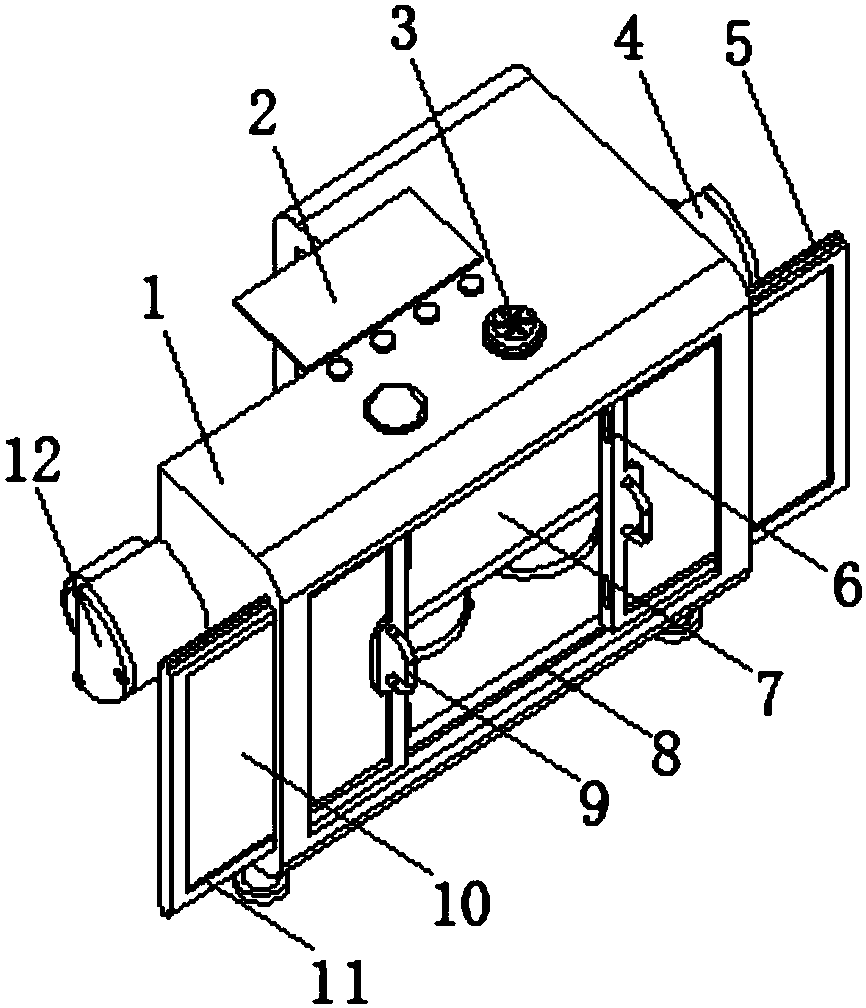 High-molecular material multi-functional fatigue durability testing machine