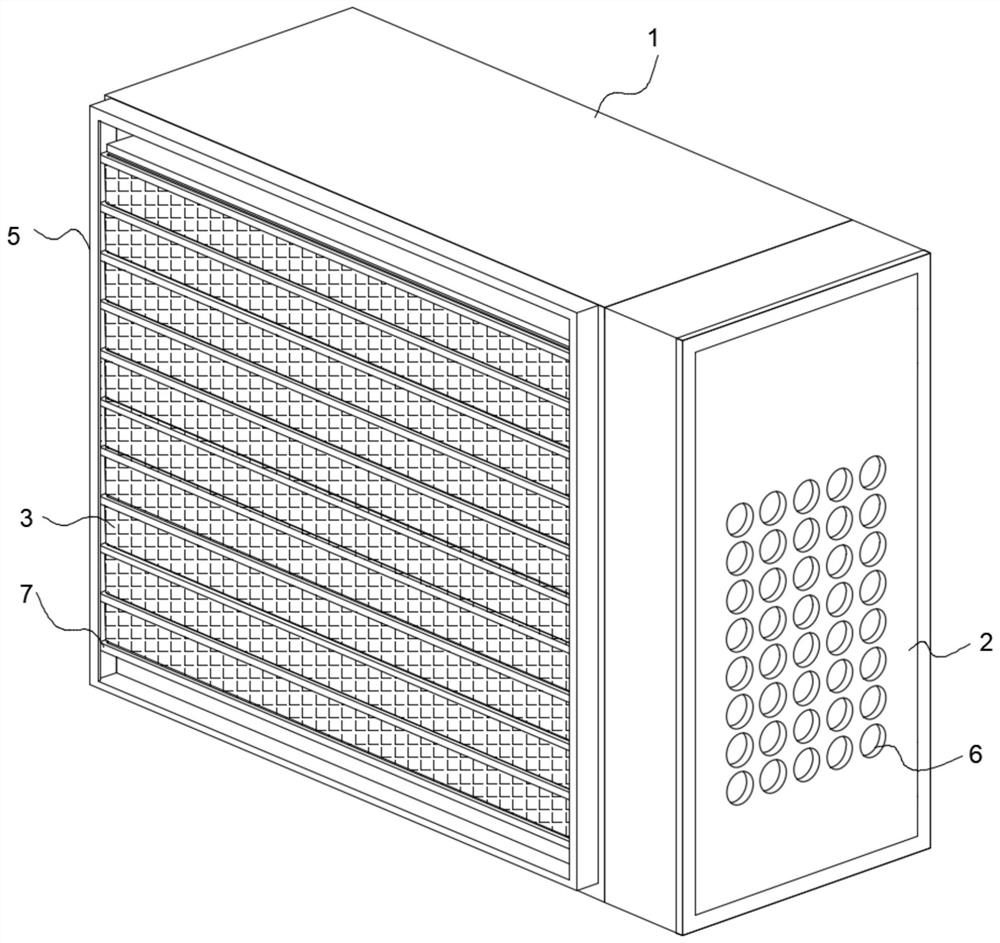 Computer mainframe heat dissipation structure