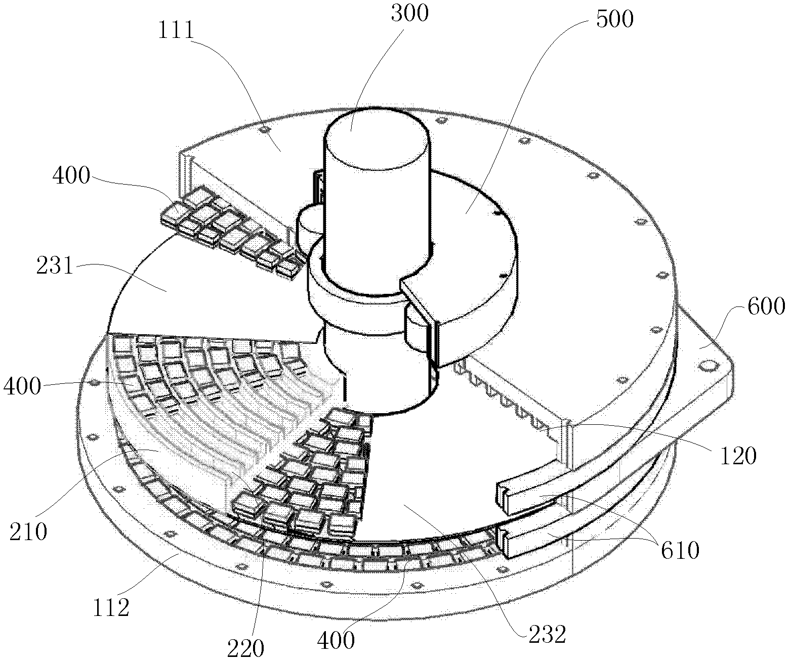 Passive magnetic bearing and assemblies thereof
