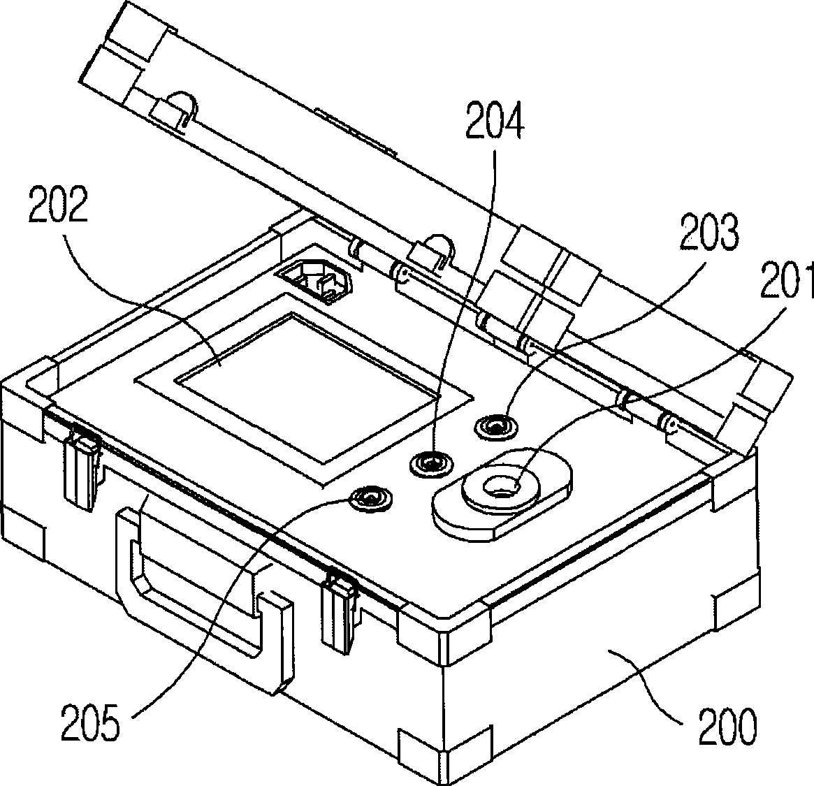 Apparatus and method for analysing milk on site