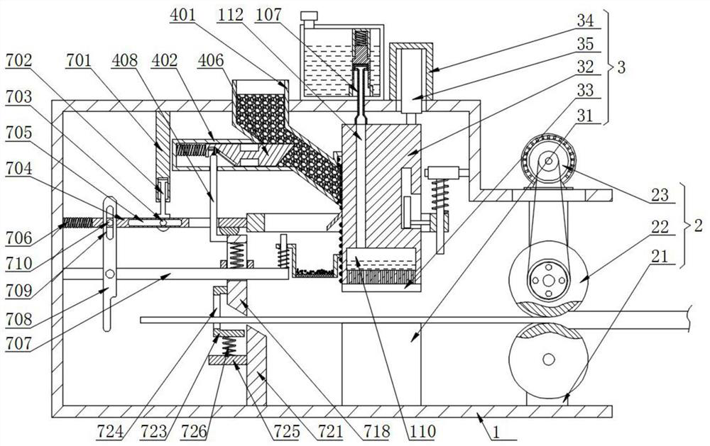 A processing device for building decoration parts