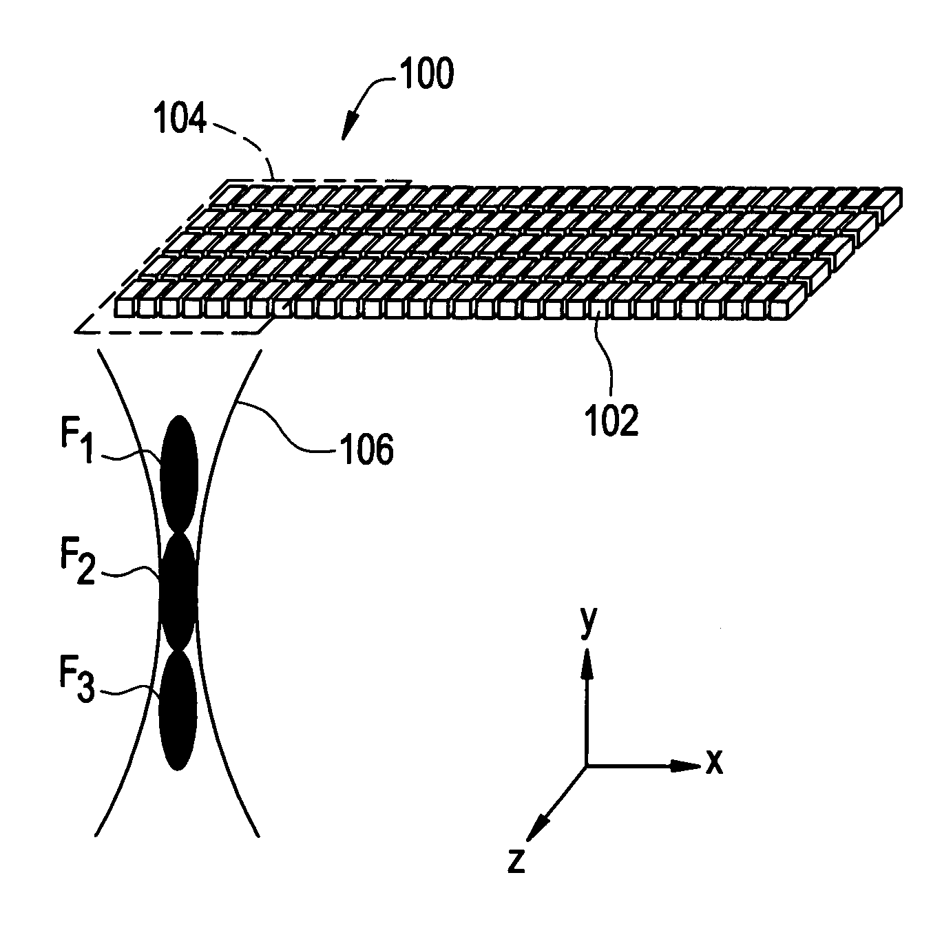 Two dimensional phased arrays for volumetric ultrasonic inspection and methods of use