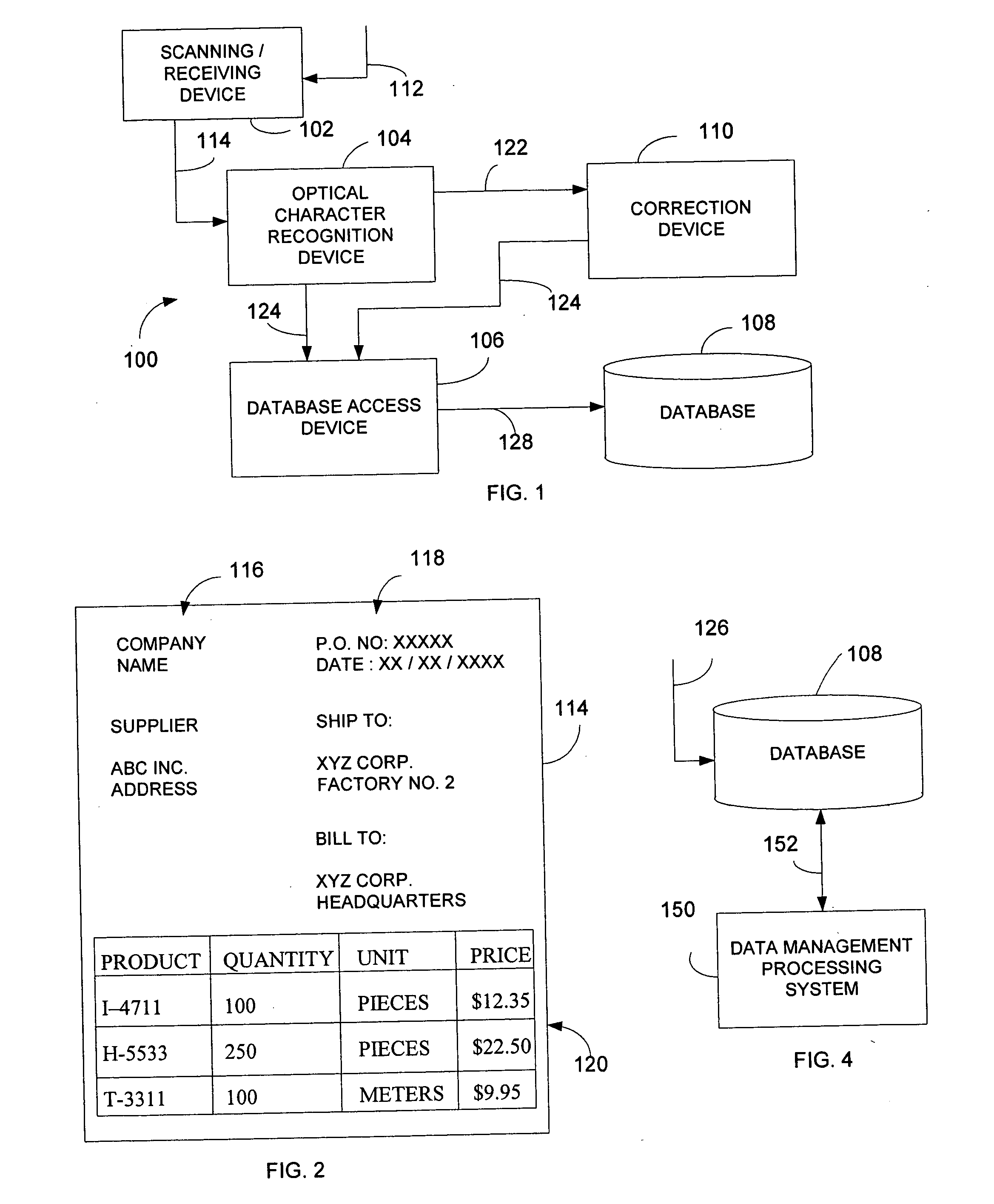 Automated data processing using optical character recognition