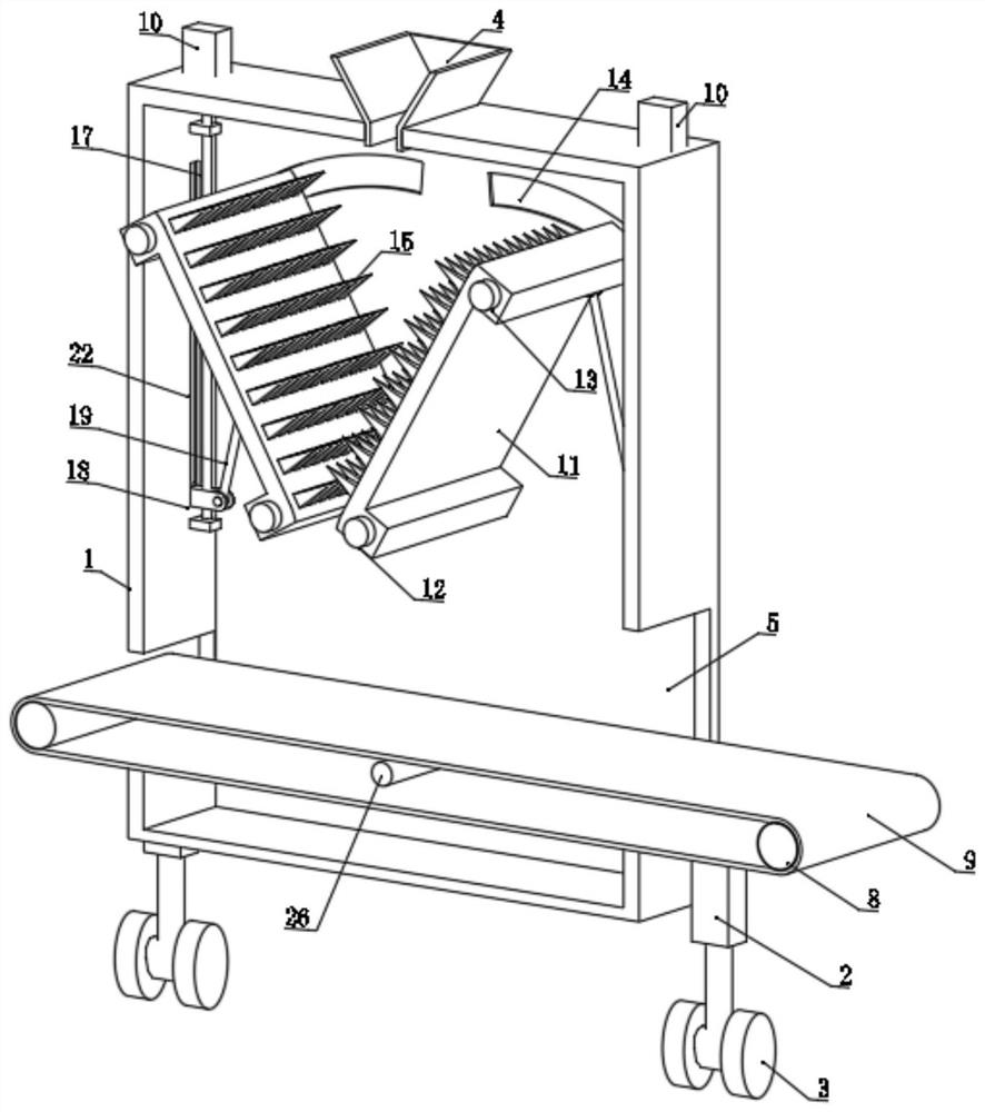 Garbage treatment device for building
