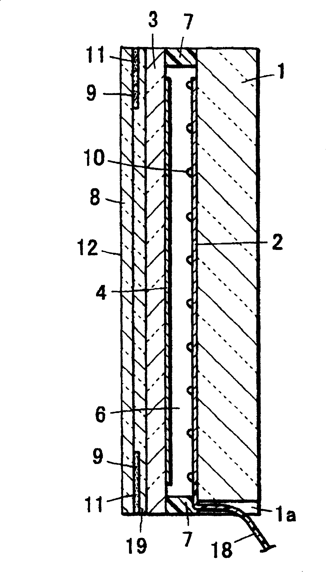 Electronic apparatus with protection panel, protection panel, and method of producing protection panel