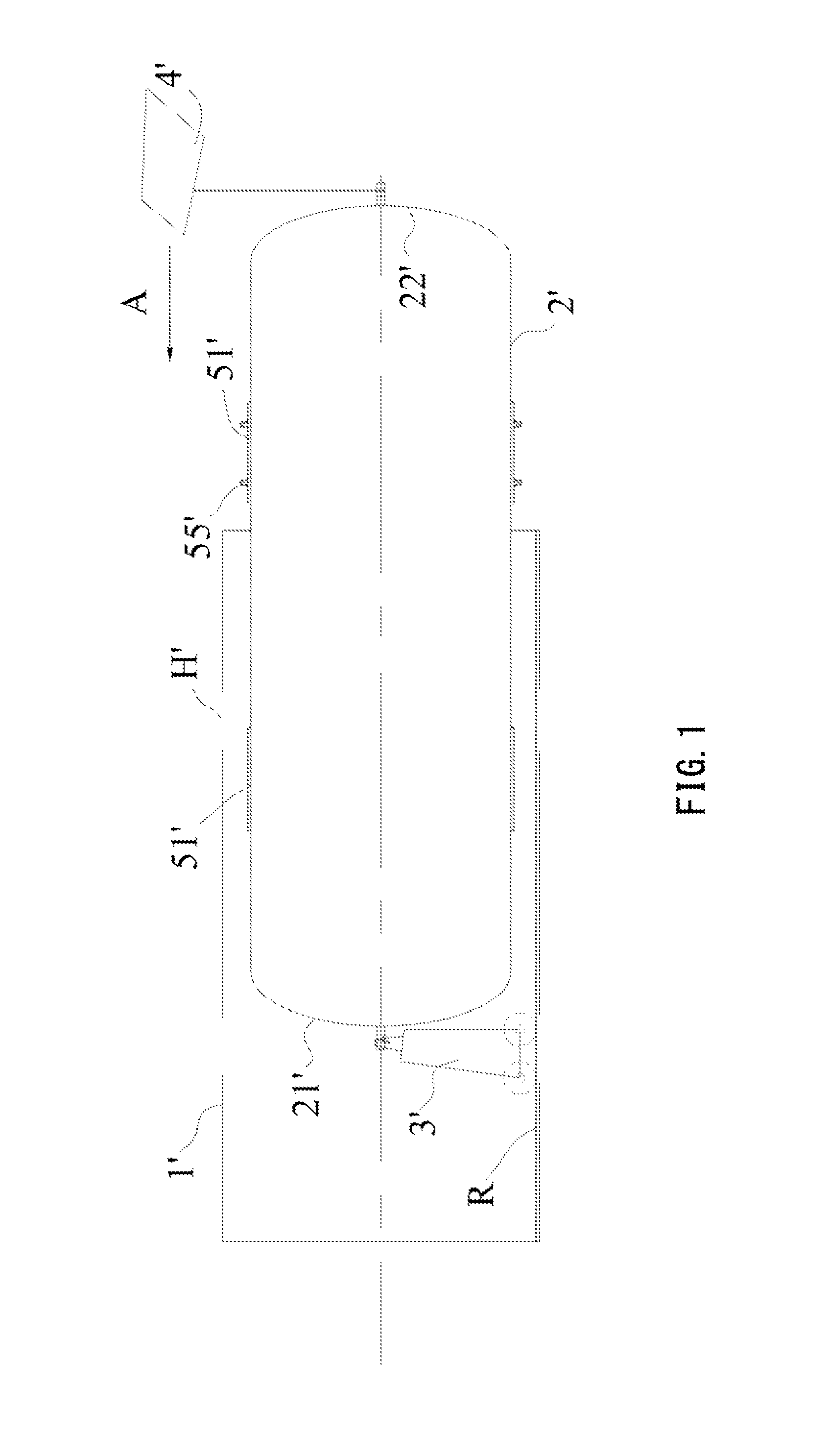 High vacuum container and adjusting device