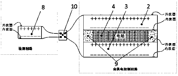 Combined type intelligent self-powered damping boring bar