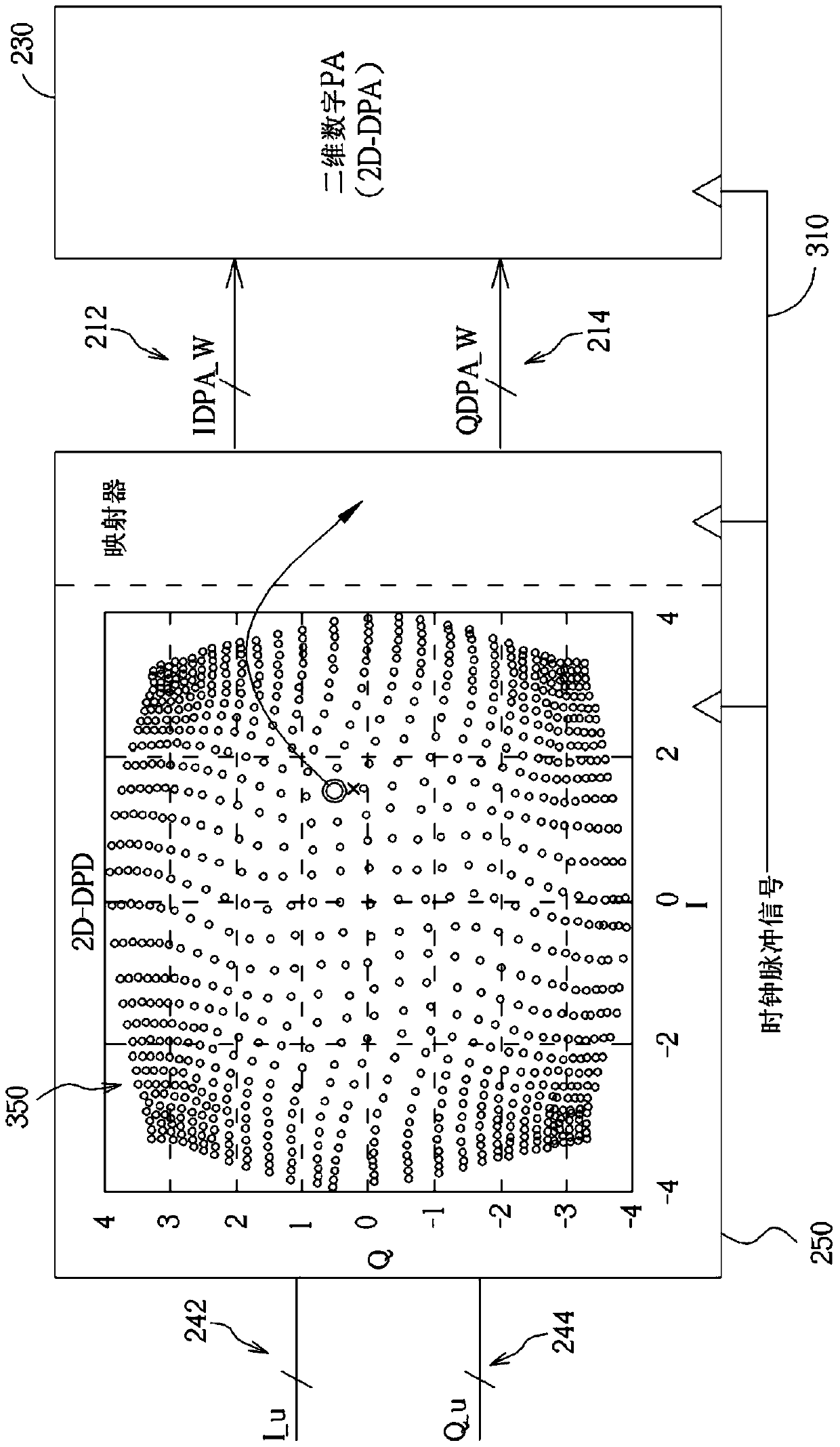 Power amplifier unit and related device and digital predistortion correction method