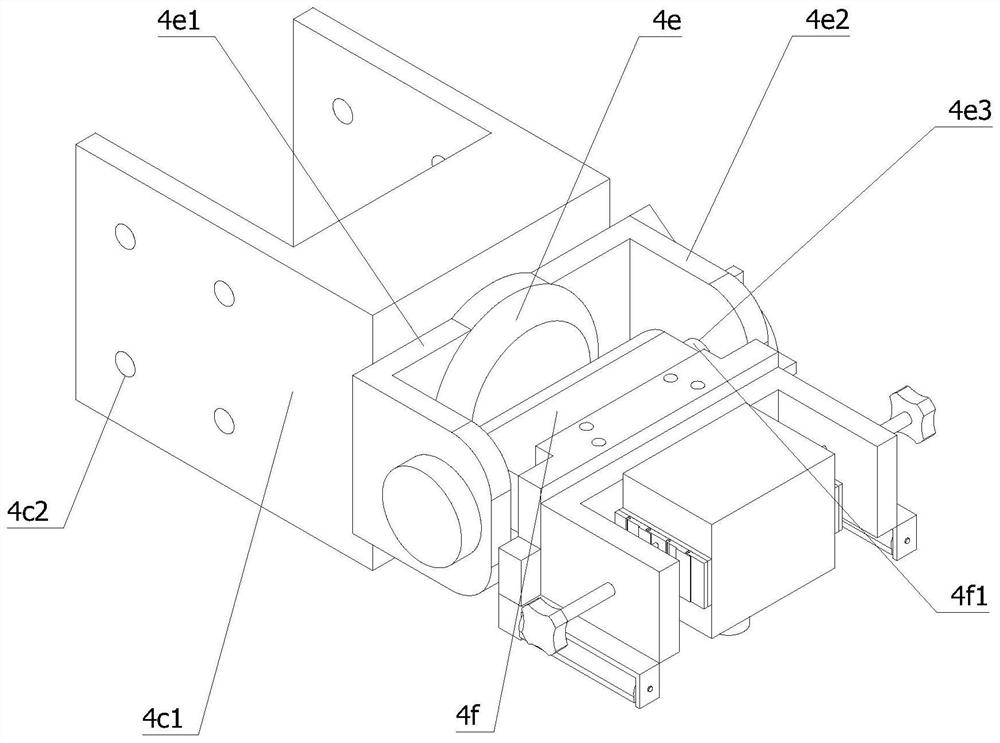 Laser searchlighting device for metal trace detection