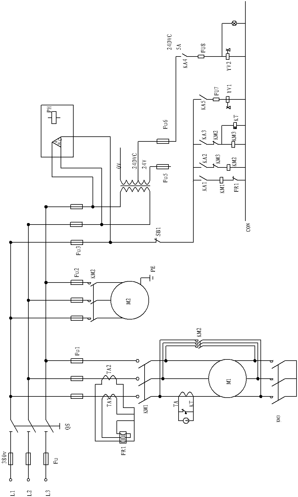 Air compressor control system