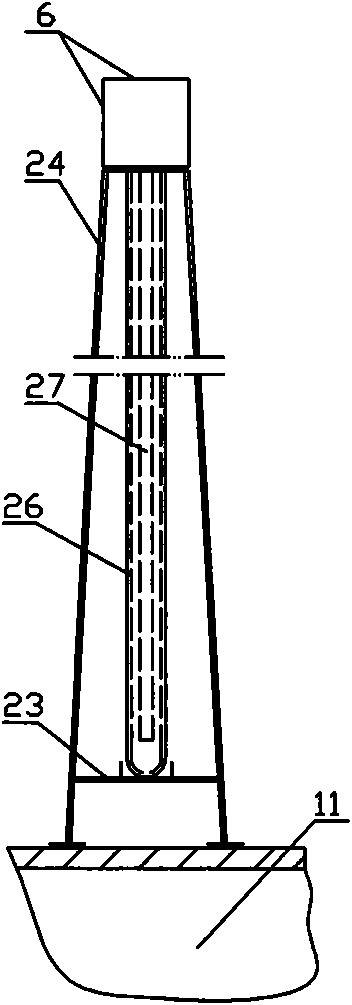 Double heat absorption combined solar energy air heater