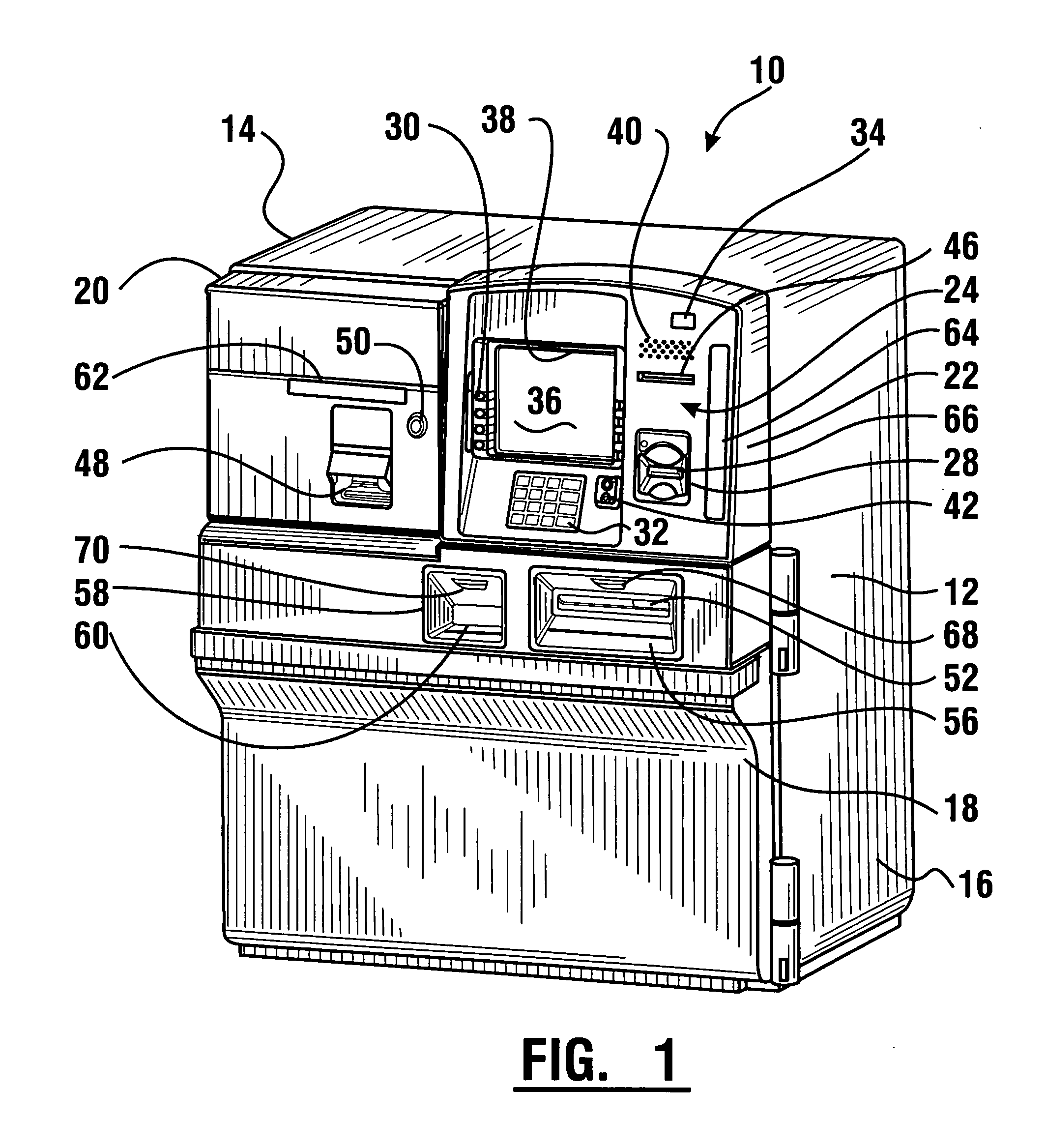 Automated banking machine that operates responsive to data read from data bearing records