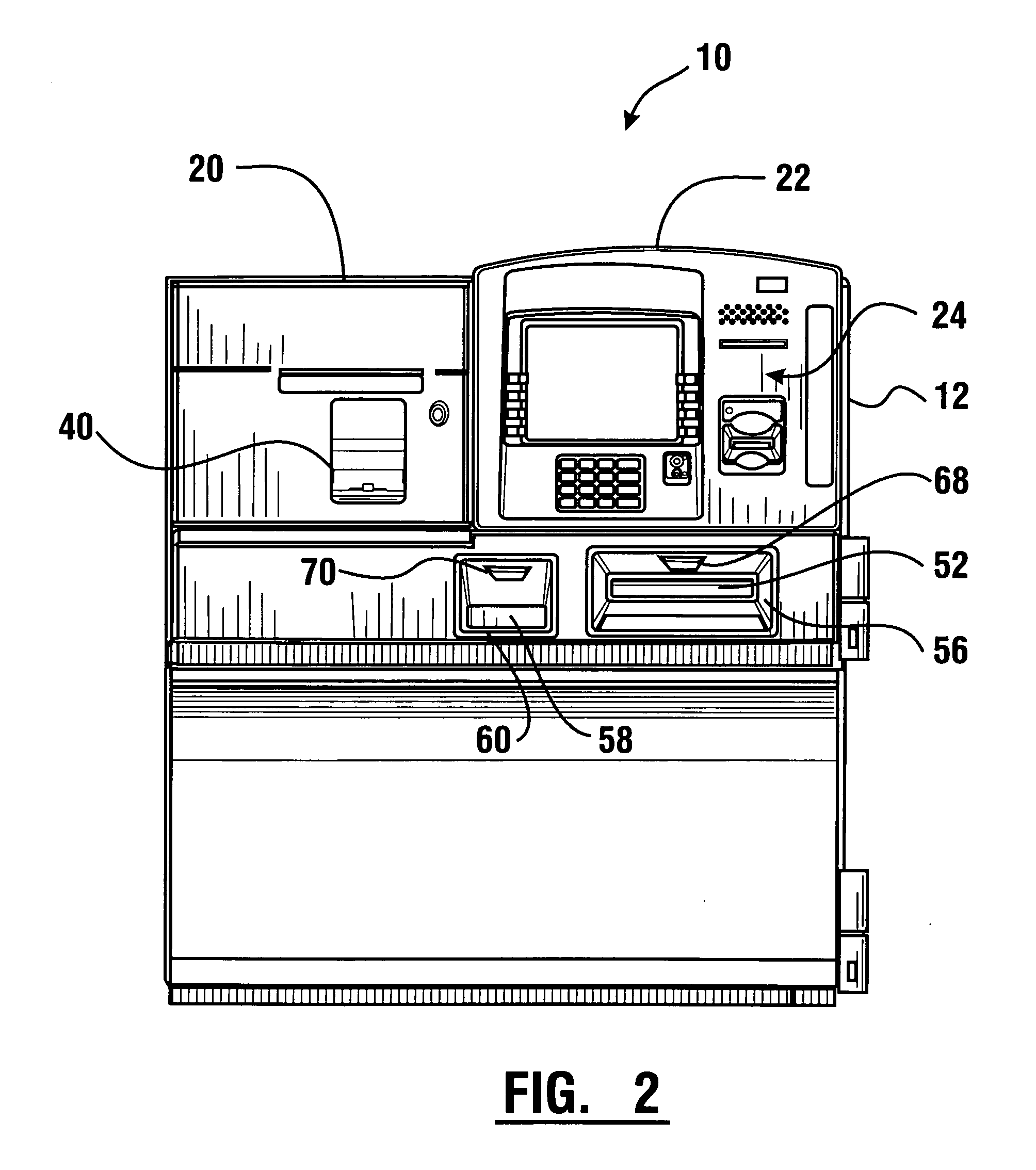 Automated banking machine that operates responsive to data read from data bearing records