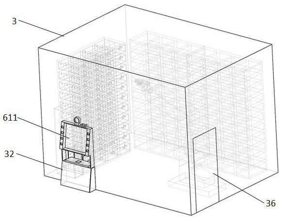 Comprehensive intelligent management system and method based on wax block storage