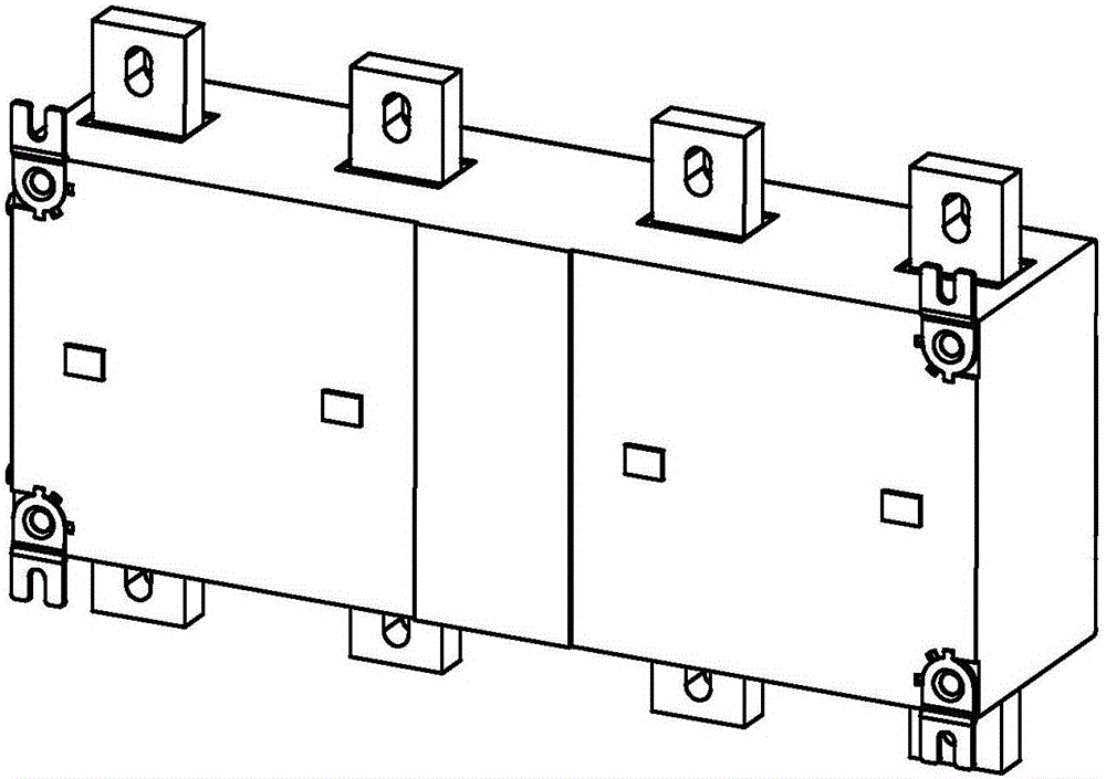 Design method of isolating switch with disconnection state of contact visible