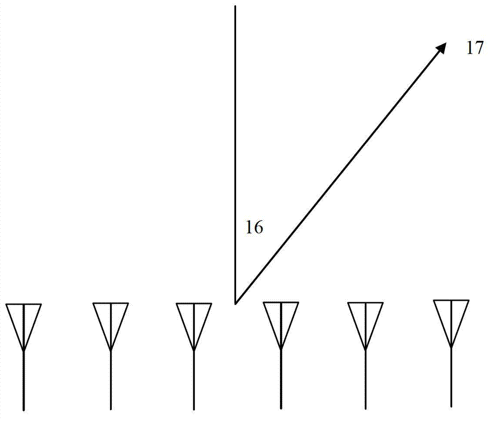 Phased array antenna equivalent isolation degree testing method