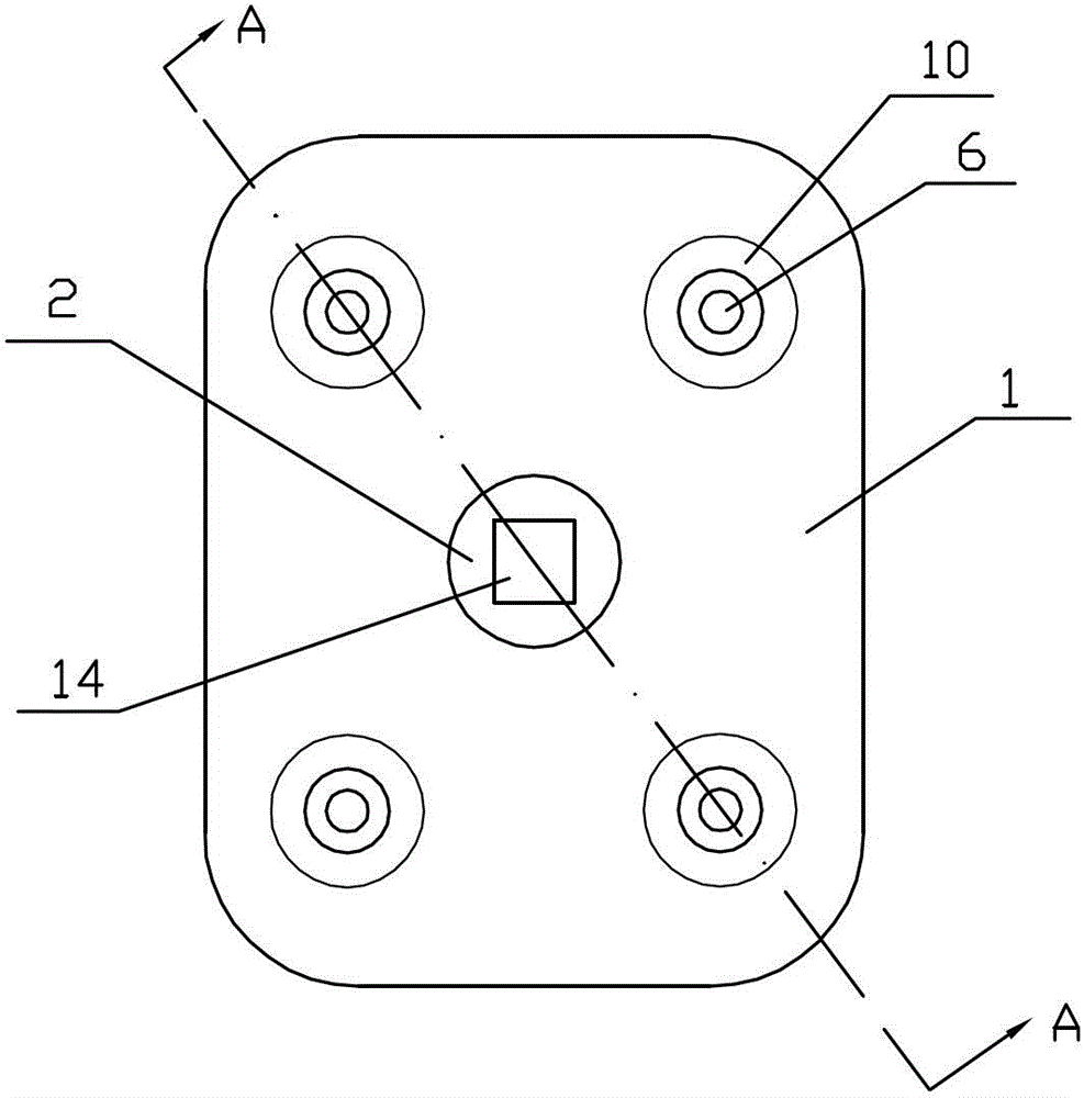 Multi-nut fixed torque mounting device