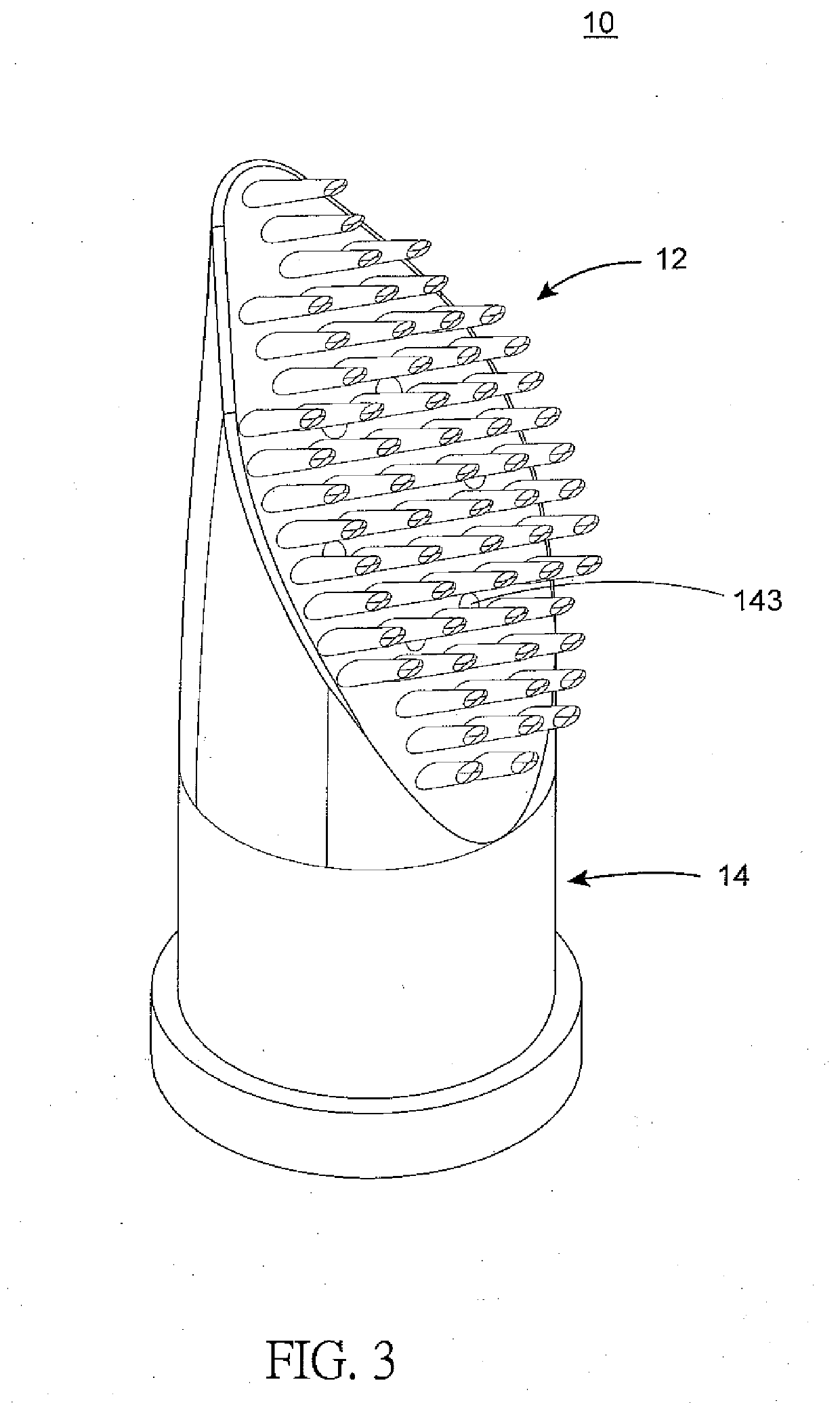 Drop-Shaped Brush Head Assembly