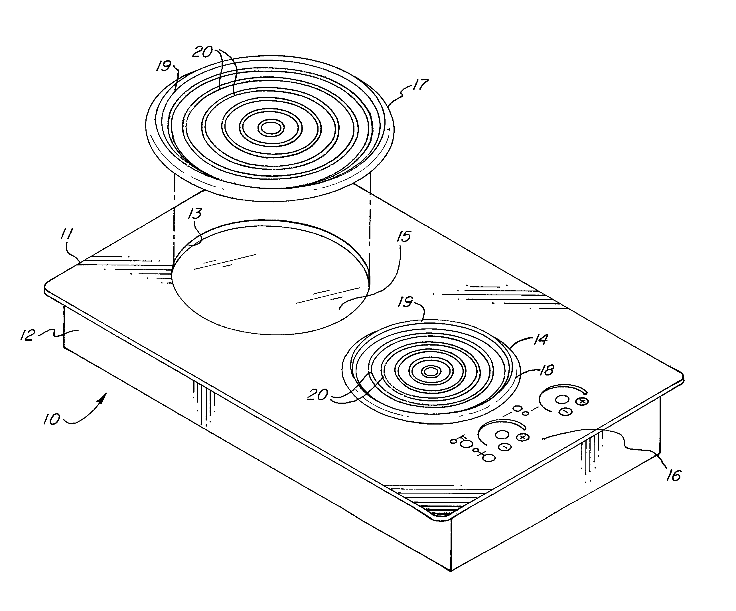 Induction Cook-Top Apparatus