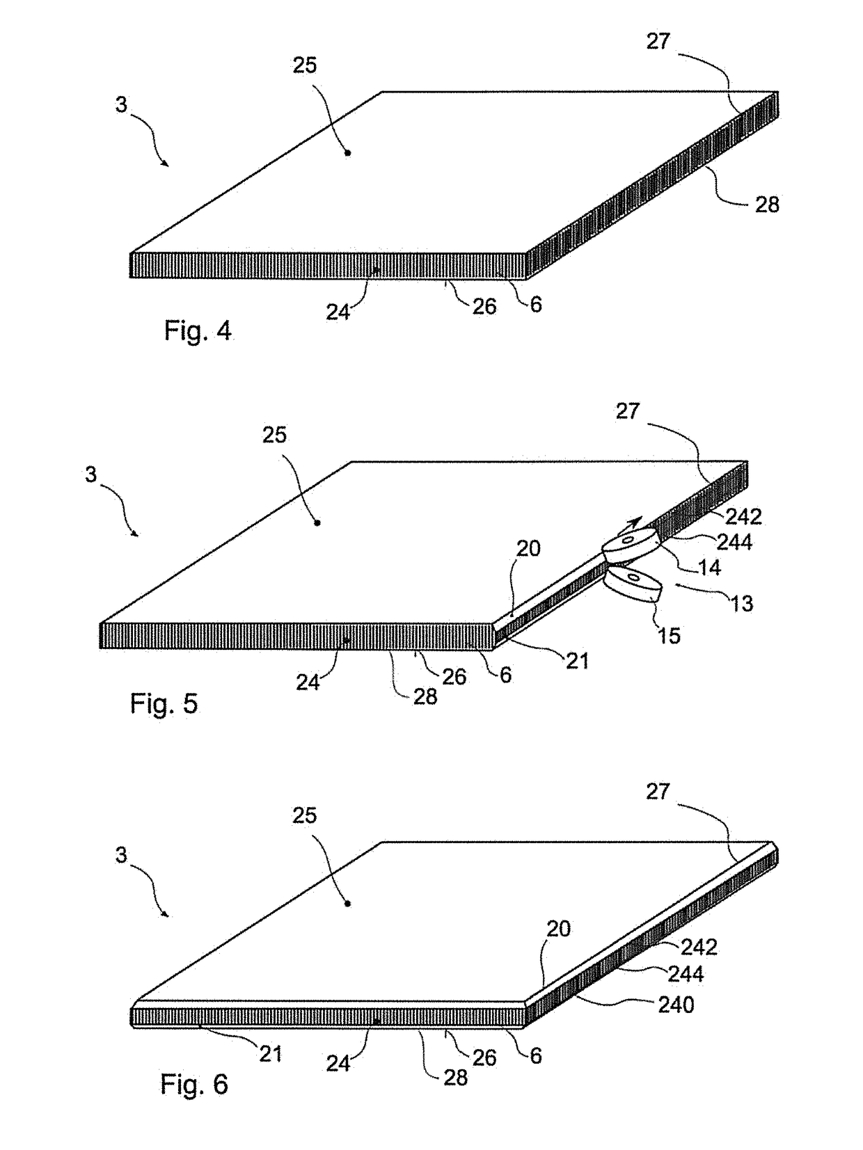 Method for machining the edges of glass elements and glass element machined according to the method