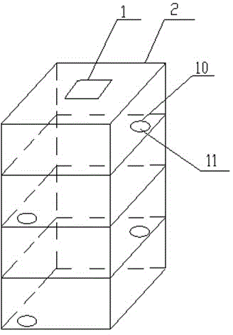 Novel multi-layer energy-saving refrigerating agricultural product storage equipment