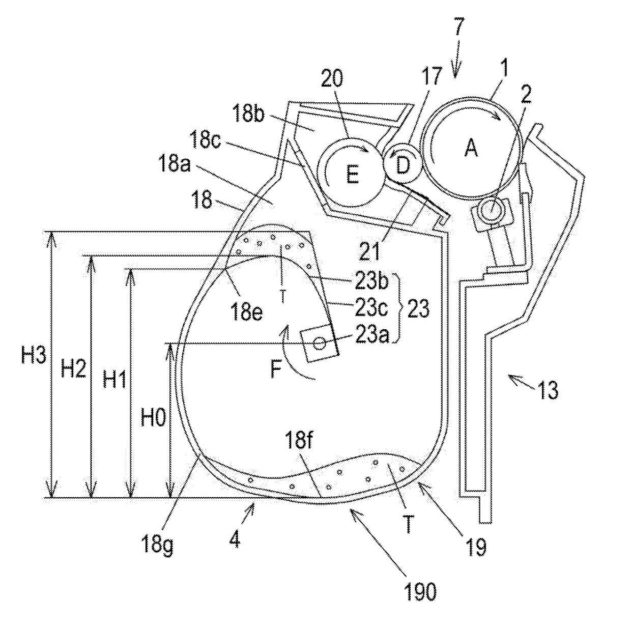 Developer container, developing apparatus, process cartridge and image forming apparatus