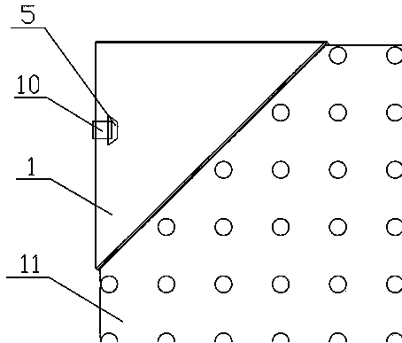 Corner protection device for LED display screen