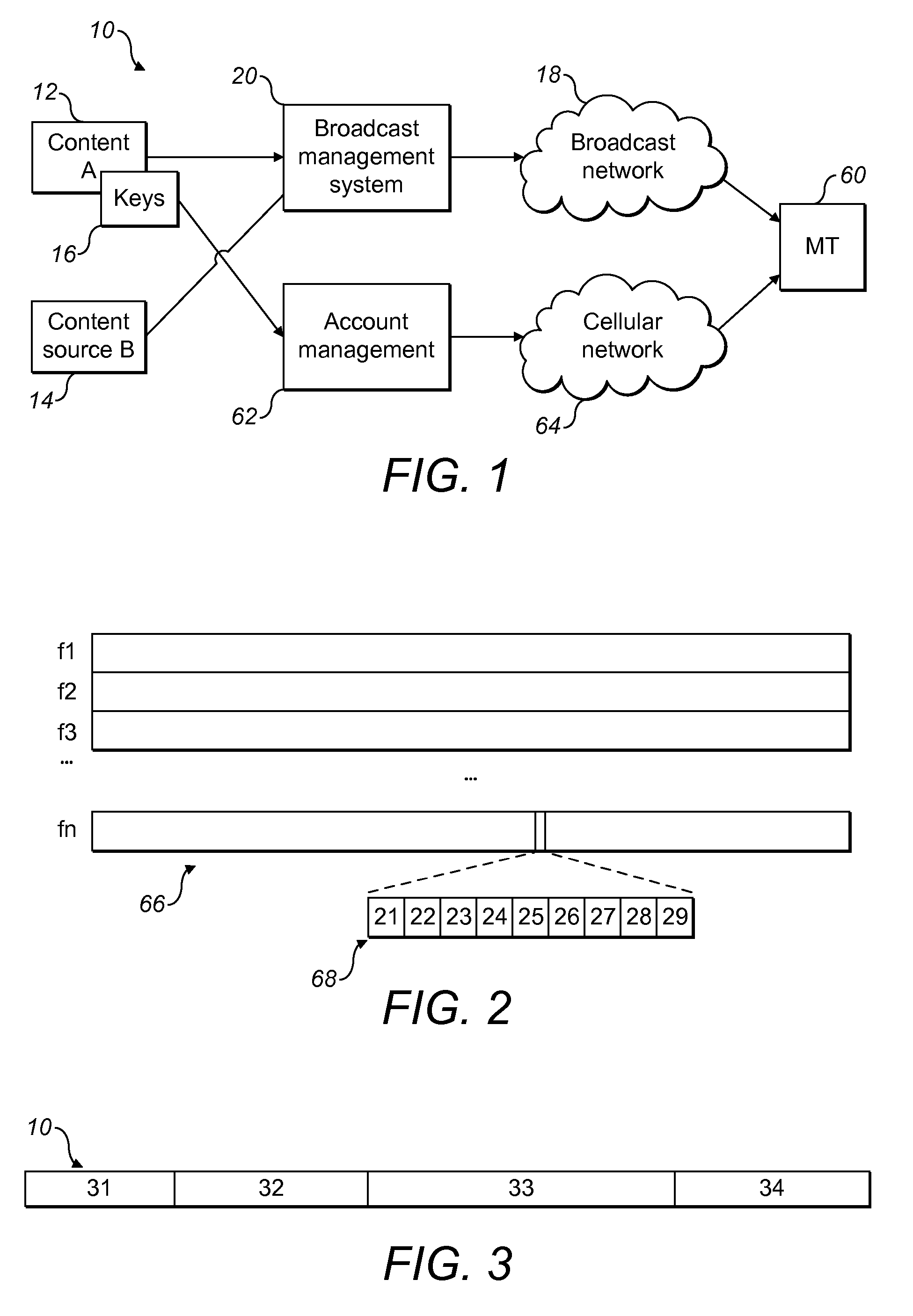 Method and system for presenting data to user terminals