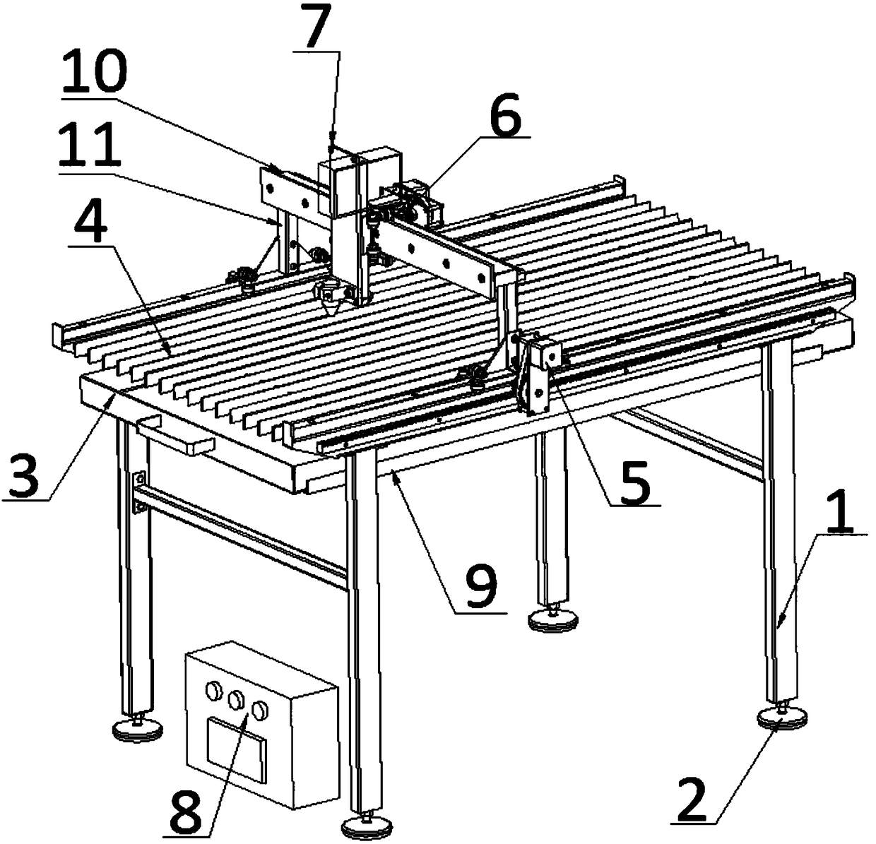 Equipment for cutting manganese slag heat insulating materials