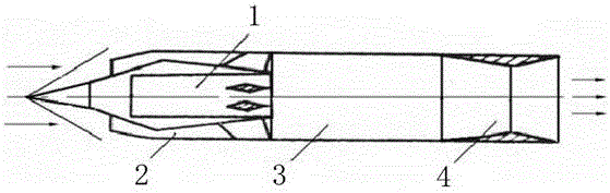 A test device for ignition and combustion of micron-sized solid particles under high-speed airflow conditions