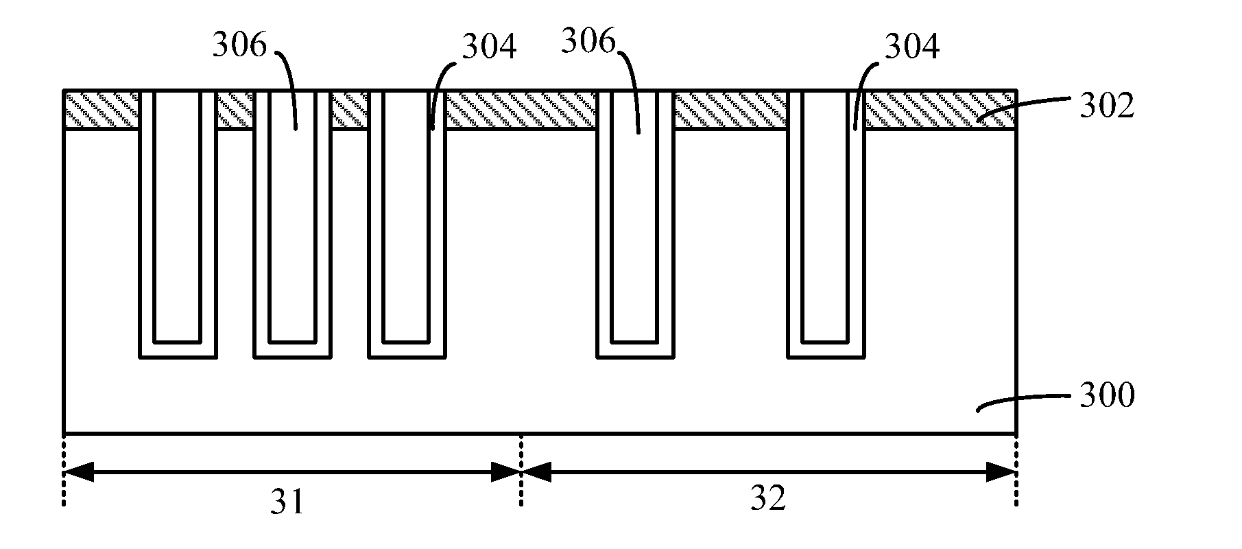 TSV layout structure and TSV interconnect structure, and fabrication methods thereof