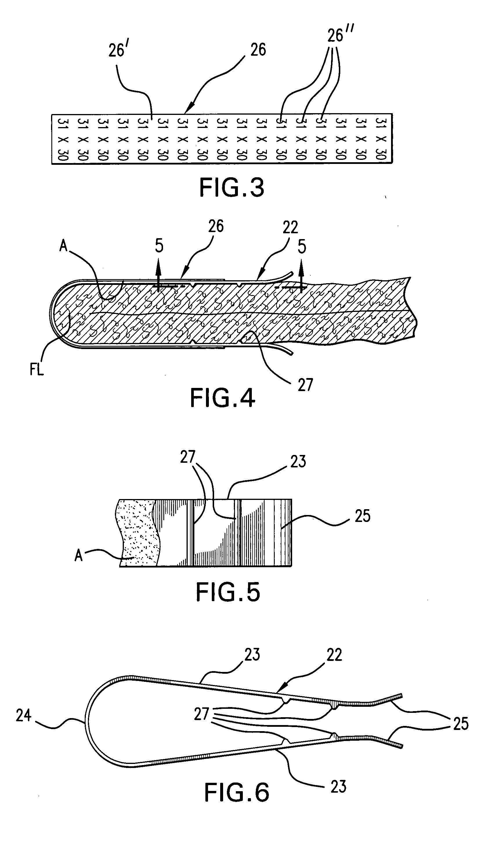 Garment marking clip and label strip