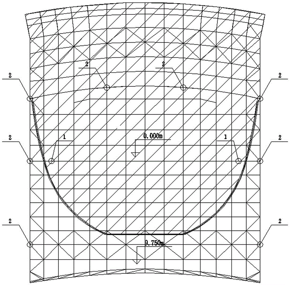 Hoisting construction method of curved truss