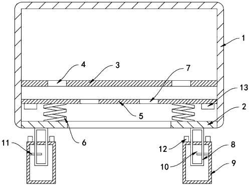 Self-moving anti-seepage outdoor power distribution cabinet