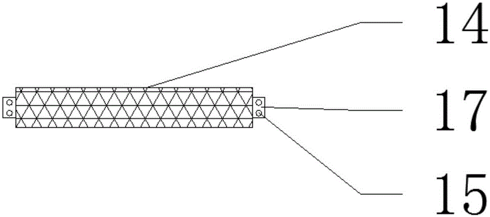 Rotary type fodder vibration screening machine