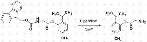 Thymol ester derivatives, its preparation method and application thereof