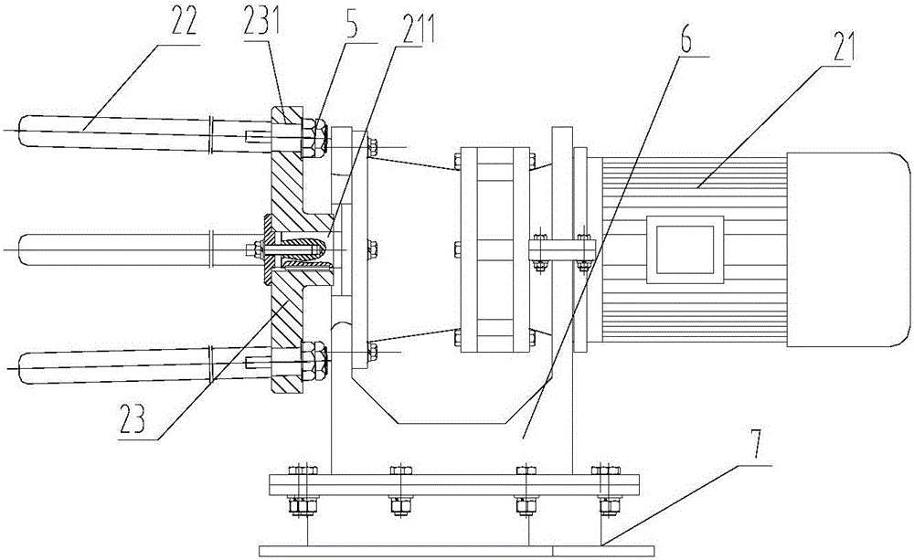 A sheep skinning machine