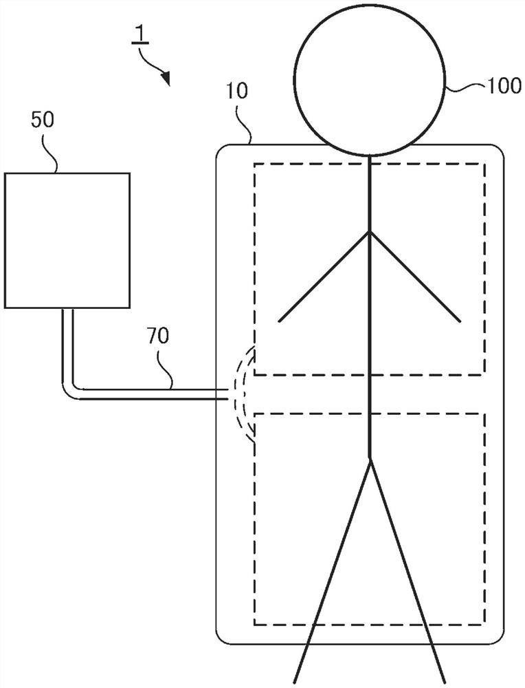 Mat for detecting biological information, device for detecting biological information, and system for distributing biological information