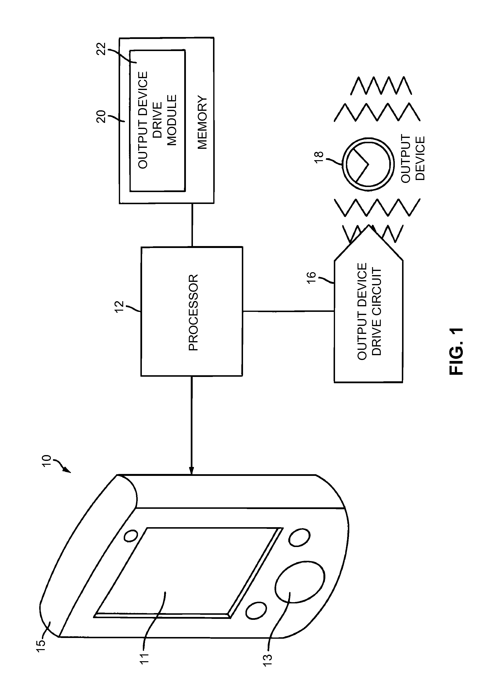 Method and apparatus for producing a dynamic haptic effect