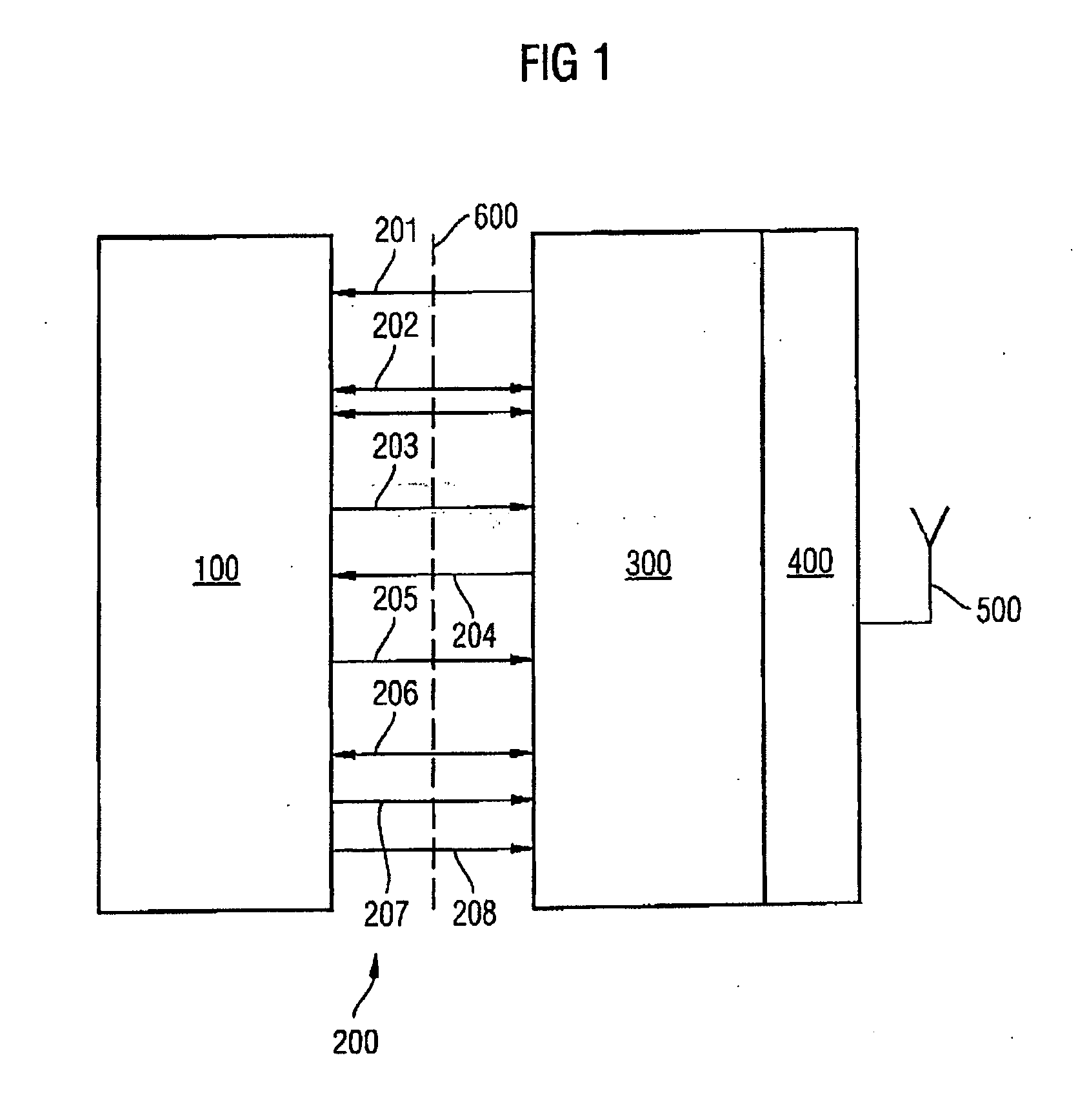 Transmitting and receiving arrangement for TD-SCDMA mobile radios