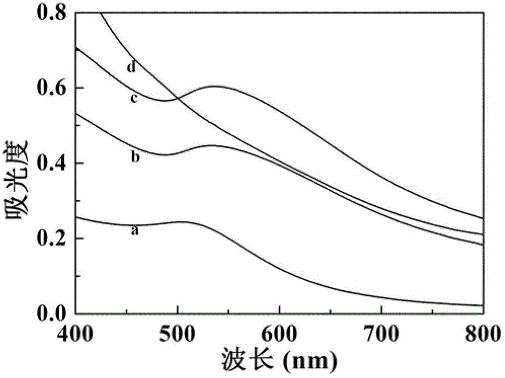 Preparation method of Fe3O4/Au composite nanoparticles