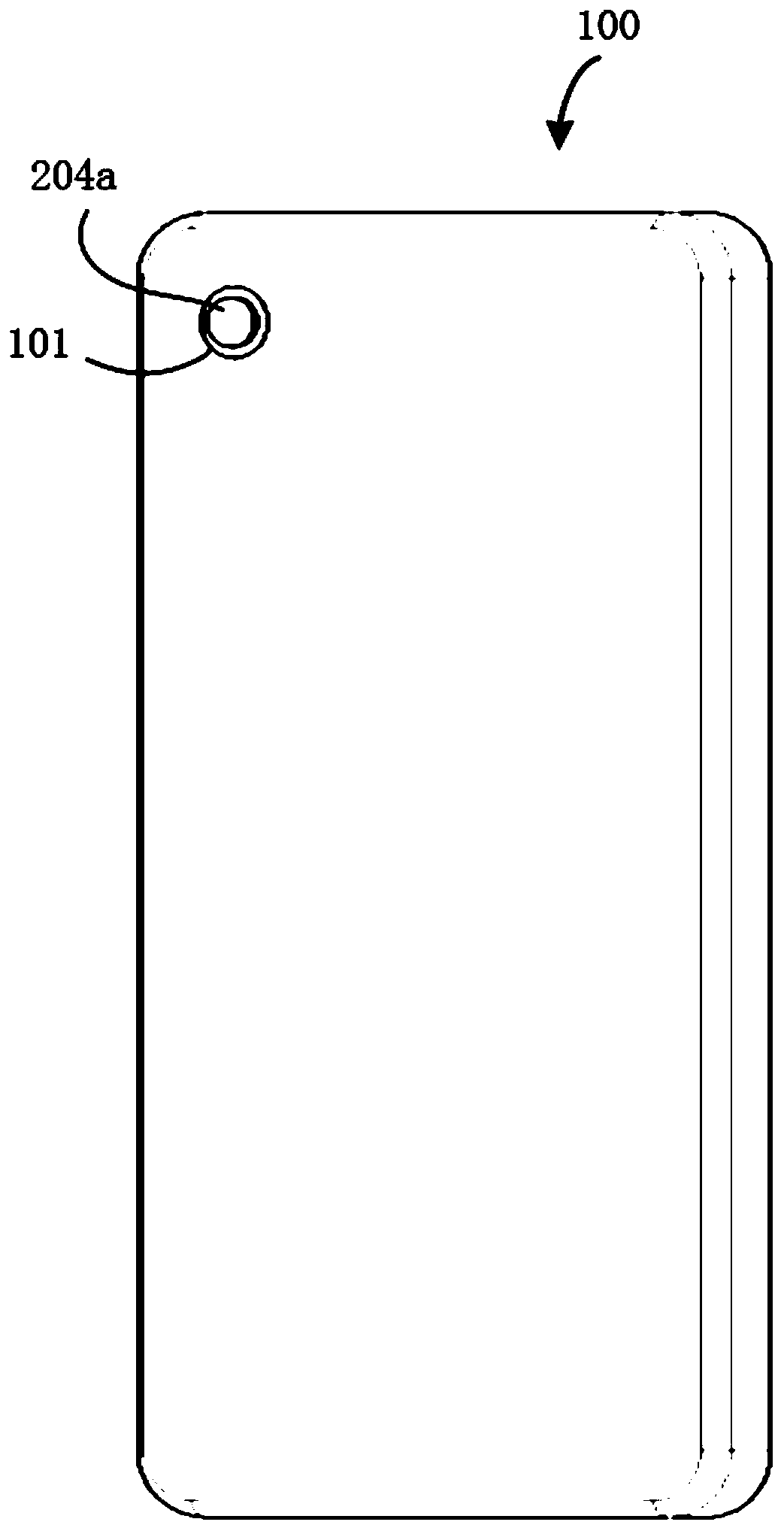 Camera flash lamp module and terminal equipment comprising same