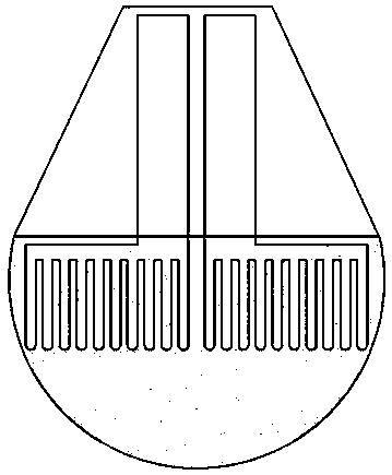 A heat pipe with variable vertical pipe diameter